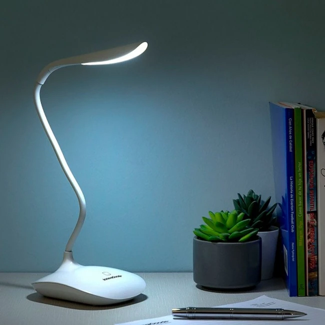 Innovagoods V0103192 Rechargeable touch LED desk lamp in white  Innovagoods V0103192
