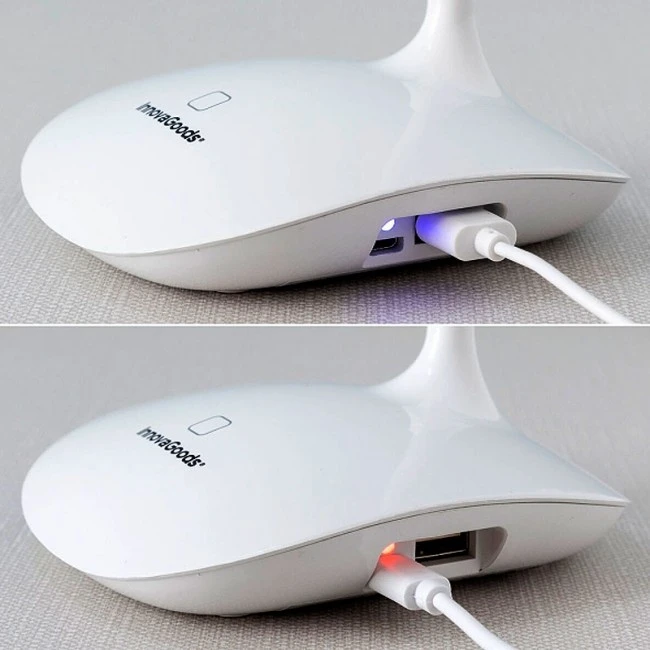 Innovagoods V0103192 Rechargeable touch LED desk lamp in white  Innovagoods V0103192