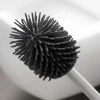 Rubber toilet brush 12x12x43cm.