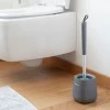 Rubber toilet brush 12x12x43cm.