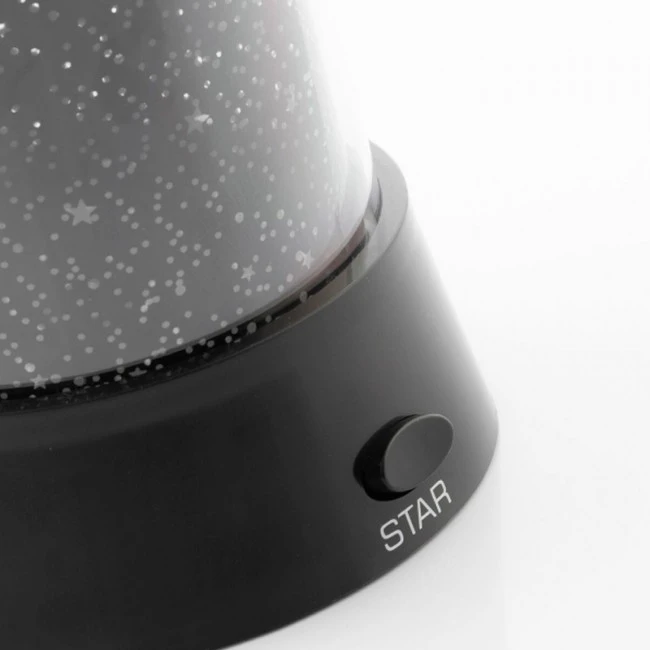 Table lamp LED color black Ø10.5x11.5cm.