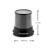 Table lamp LED color black Ø10.5x11.5cm.