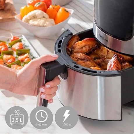 AirFryer Fryinn with detachable bucket 3.5lt color black 1400W