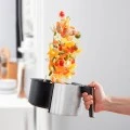 Φριτέζα αέρος - AirFryer Fryinn Innovagoods V0103715 με αποσπώμενο κάδο 3,5lt χρώμα μαύρο - ασημί 1400W