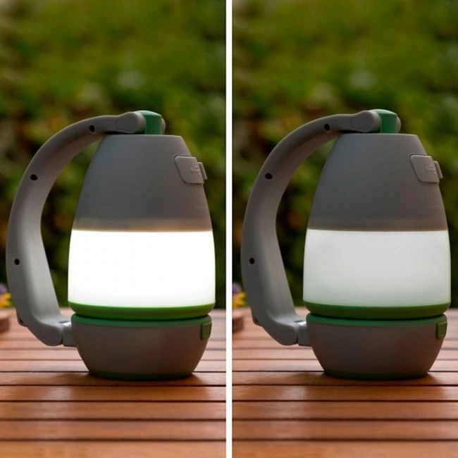 Rechargeable multifunctional flashlight for camping 8.5x15.5x13cm.