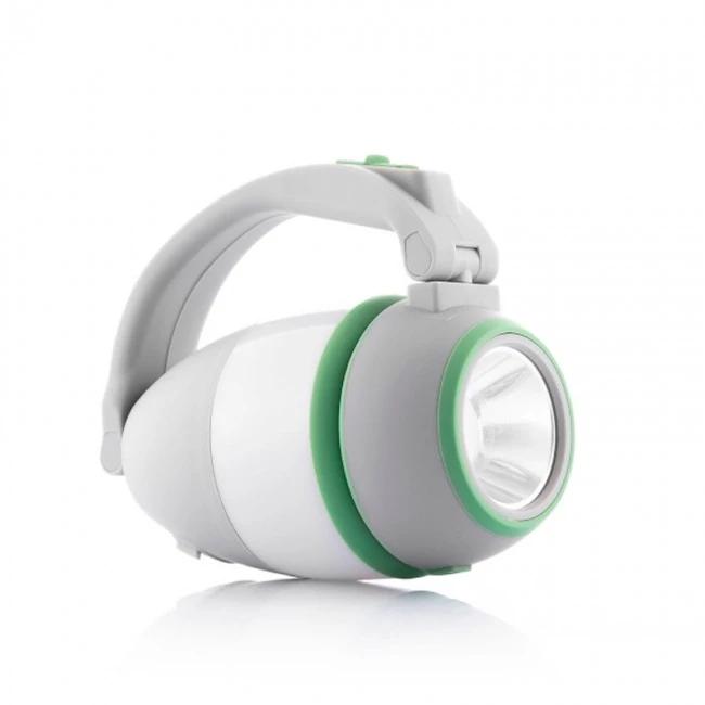 Rechargeable multifunctional flashlight for camping 8.5x15.5x13cm.