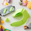 Folding children's toilet seat color green 29x6x34cm.