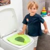 Folding children's toilet seat color green 29x6x34cm.