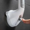 Double corner safety handle with suction cups color white - gray 49.5x11x8cm.