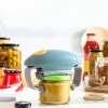 Electric jar and container opener gray color 19.5x10.8x6.7cm.