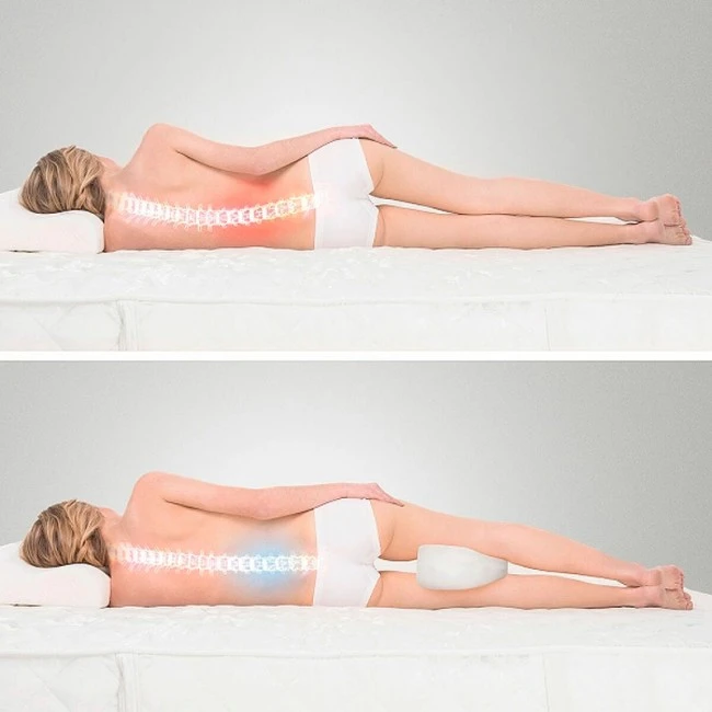 Foot pillow with fastening strap 25.2x21x15.4cm.