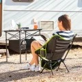 Folding camping chair Folstul Innovagoods V0103860 color black 58x52.5x64cm.