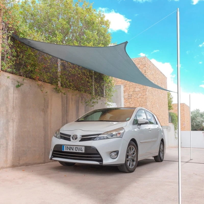 Shade awning Reshad InnovaGoods HDPE color grey 3x4m.