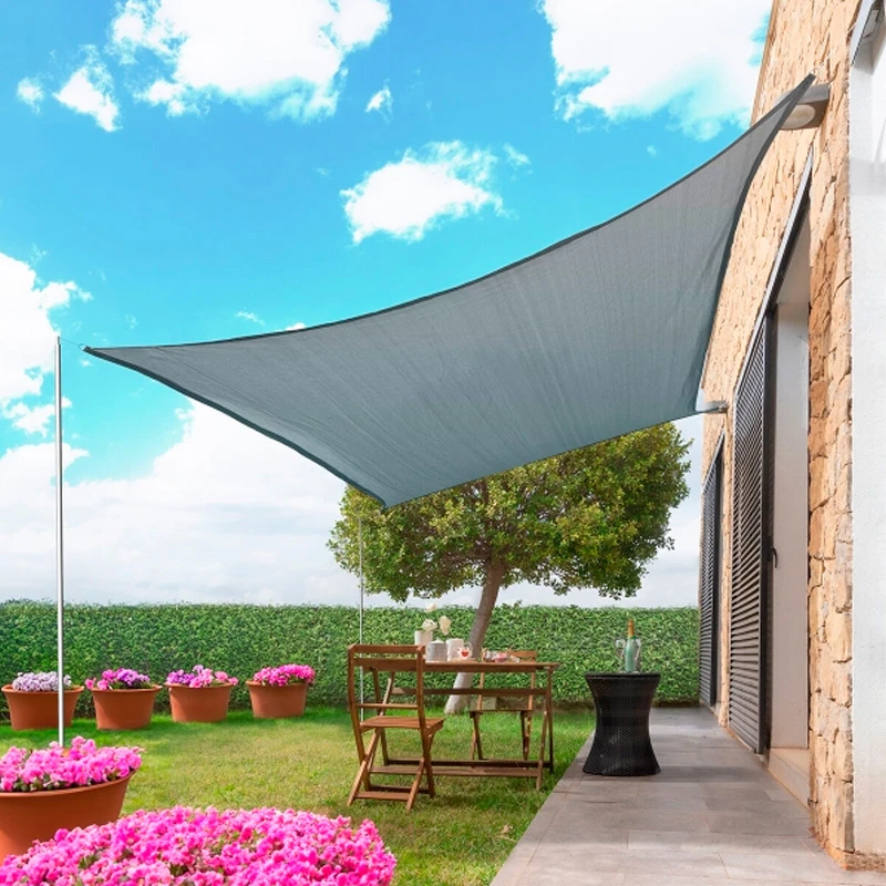 Shade awning Reshad InnovaGoods HDPE color grey 3x4m.