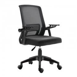 A1180Β ΜΑΥΡΟ/ΜΑΥΡΟ MESH ΠΟΛ/ΝΑ ΓΡΑΦΕΙΟΥ