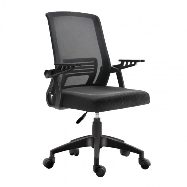 A1180Β ΜΑΥΡΟ/ΜΑΥΡΟ MESH ΠΟΛ/ΝΑ ΓΡΑΦΕΙΟΥ