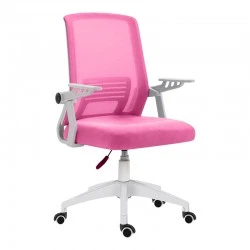 A1180W ΛΕΥΚΟ/ΡΟΖ MESH ΠΟΛ/ΝΑ ΓΡΑΦΕΙΟΥ