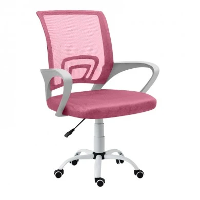 A1850 S ΛΕΥΚΟ/ΡΟΖ MESH ΠΟΛΥΘΡΟΝΑ ΓΡΑΦΕΙΟΥ