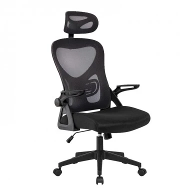 A8980 ΜΑΥΡO MESH ΠΟΛΥΘΡΟΝΑ ΓΡΑΦΕΙΟΥ