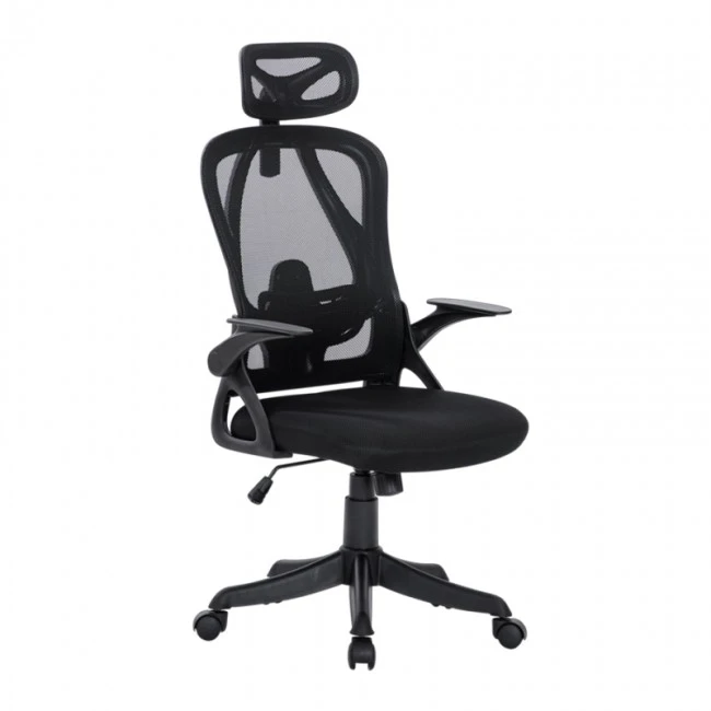 A8982 ΜΑΥΡO MESH ΠΟΛΥΘΡΟΝΑ ΓΡΑΦΕΙΟΥ