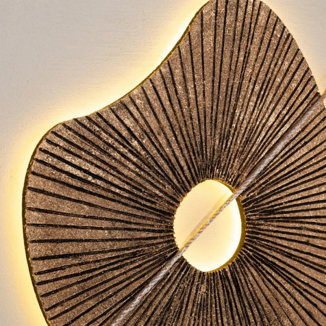 ABSTRACT ΠΙΝΑΚΑΣ ΕΛΑΙΟΓΡΑΦΙΑ WITH LED LIGHT ΣΕ ΤΥΠΩΜΕΝΟ ΚΑΜΒΑ 60Χ90ΕΚ