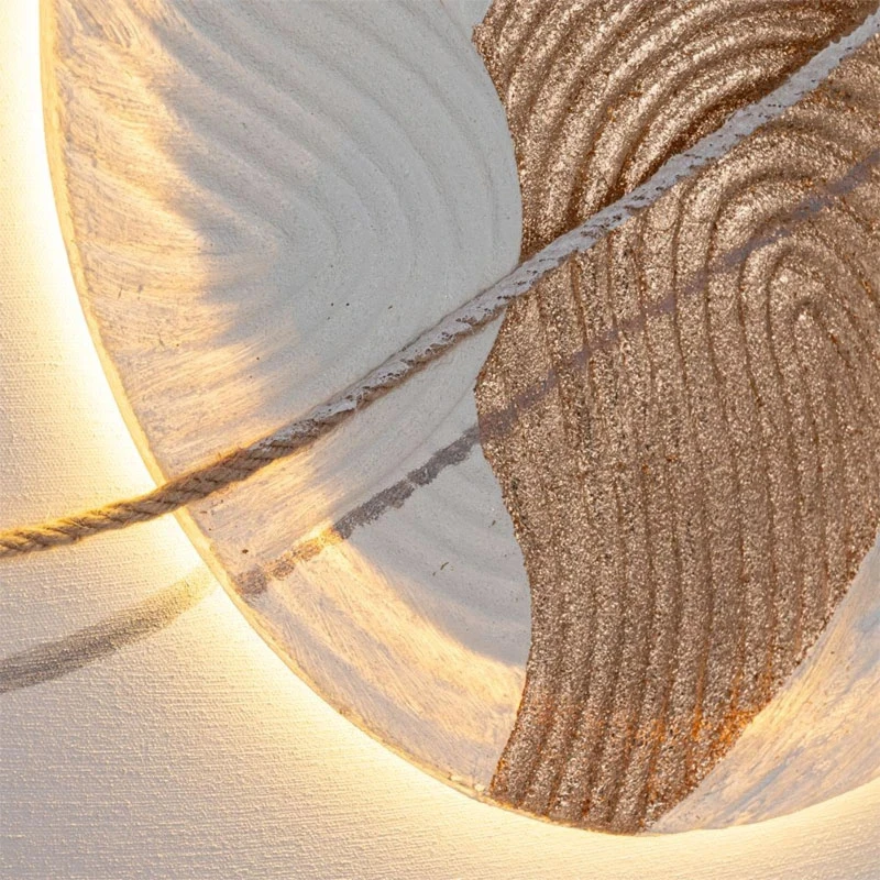 ABSTRACT ΠΙΝΑΚΑΣ ΕΛΑΙΟΓΡΑΦΙΑ WITH LED LIGHT ΣΕ ΤΥΠΩΜΕΝΟ ΚΑΜΒΑ 60Χ90ΕΚ