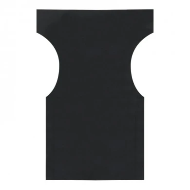 Megapap waterproof polyester canvas for director's armchair in black color 56x44x80cm.