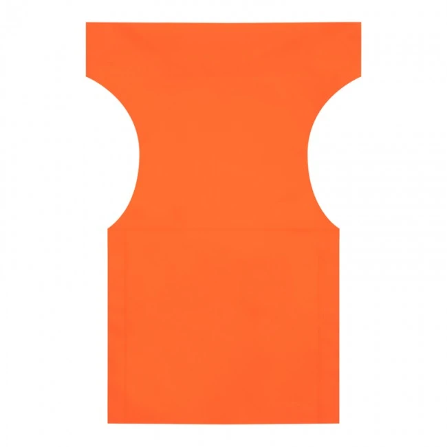 Megapap waterproof polyester canvas for director's armchair in orange color 56x44x80cm.