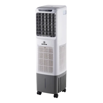 Air Cooler HU-2008 Human 13L 45W με τηλεχειριστήριο χρώμα λευκό - γκρι 30x28x97εκ.