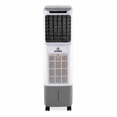 Air Cooler HU-2008 Human 13L 45W με τηλεχειριστήριο χρώμα λευκό - γκρι 30x28x97εκ.