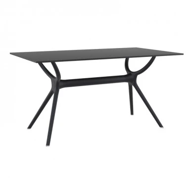 ΑΙΡ ΤΡΑΠΕΖΙ 140Χ80εκ. BLACK LAMINATE 12mm - 20.0184