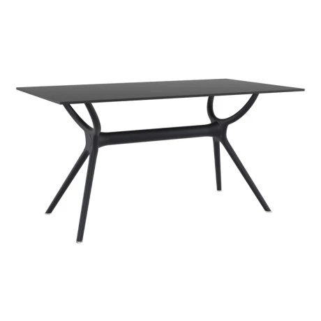 ΑΙΡ ΤΡΑΠΕΖΙ 140Χ80εκ. BLACK LAMINATE 12mm - 20.0184