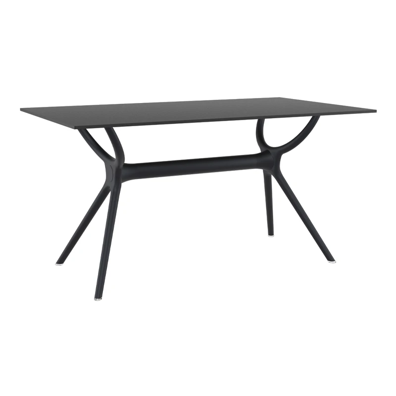 ΑΙΡ ΤΡΑΠΕΖΙ 140Χ80εκ. BLACK LAMINATE 12mm - 20.0184