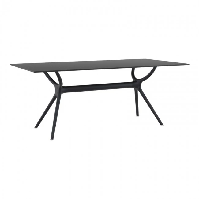 ΑΙΡ ΤΡΑΠΕΖΙ 180Χ90εκ. BLACK LAMINATE 12mm - 20.0186