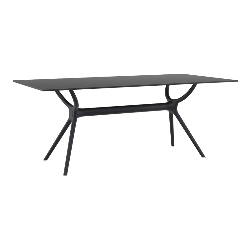 ΑΙΡ ΤΡΑΠΕΖΙ 180Χ90εκ. BLACK LAMINATE 12mm - 20.0186