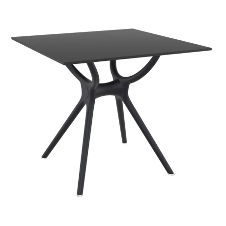 ΑΙΡ ΤΡΑΠΕΖΙ 80Χ80εκ. BLACK LAMINATE 12mm - 20.0182