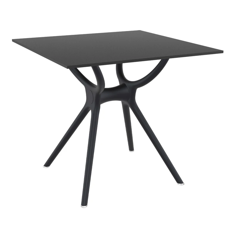 ΑΙΡ ΤΡΑΠΕΖΙ 80Χ80εκ. BLACK LAMINATE 12mm - 20.0182