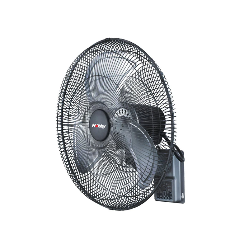 Professional metal wall-mounted fan 45cm (18'') with remote control HWF-80551