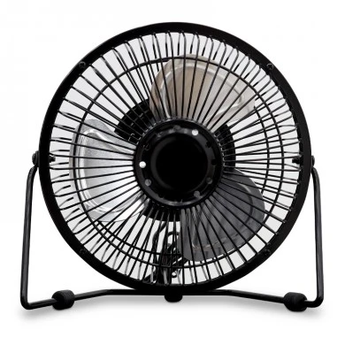 Table - desk fan 15cm. rechargeable, black color