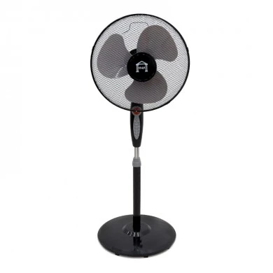 StandFan 16" 40cm 50W with remote  in black color
