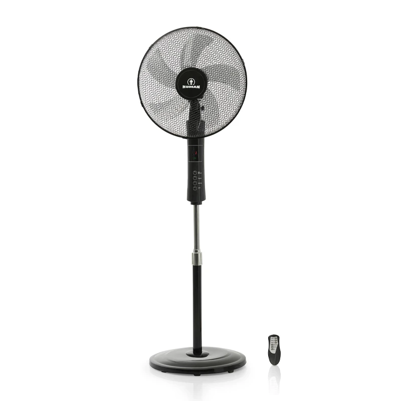 Stand fan (16") 40cm 55W Human FS-40-12R black color