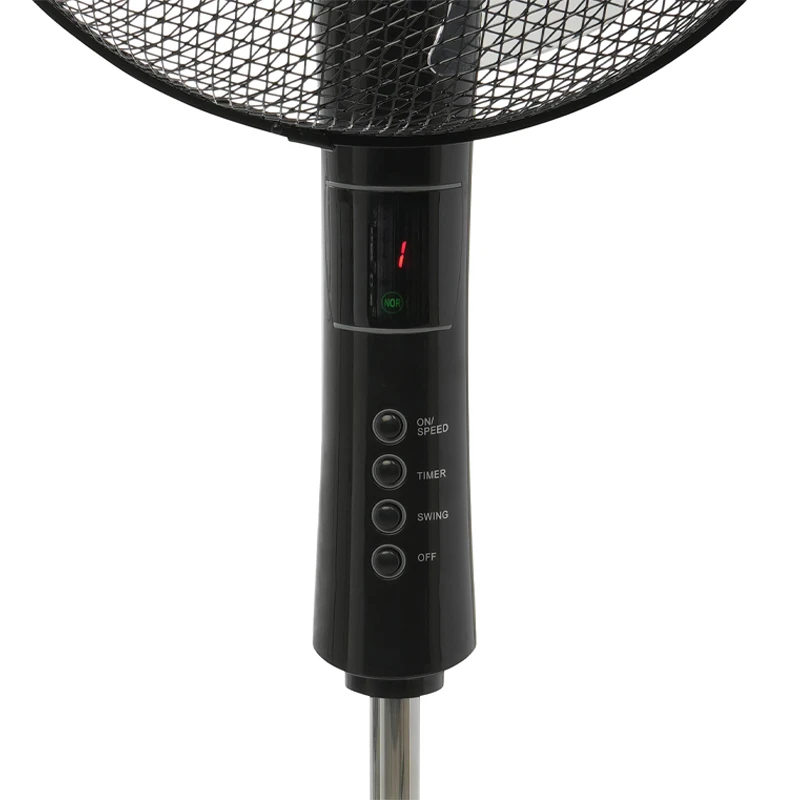 Stand fan (16") 40cm 55W Human FS-40-12R black color