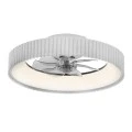 Ανεμιστήρας οροφής - Πλαφονιέρα FAN6689BK  με τηλεχειριστήριο και Led - DC20W - ABS χρώμα λευκό Ø30εκ.