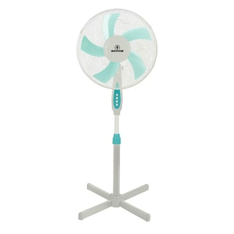 Floor Fan Human FS40A5 16" 40cm in black white color
