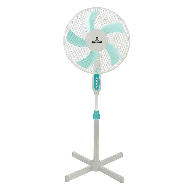 Floor Fan Human FS40A5 16" 40cm in black white color