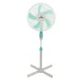 Floor Fan Human FS40A5 16" 40cm in black white color