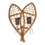 ANTIQUE WOODEN SNOWSHOES 21.5X5X55CM.