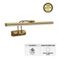 Strop Megapap LED bathroom mirror sconce, metallic in gold color 35cm.