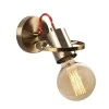 Asen Megapap E27 wall lamp in gold vintage color 12x17x13cm.