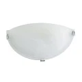 Wall sconce E27 with alabaster glass color white 30x8.5x15cm.